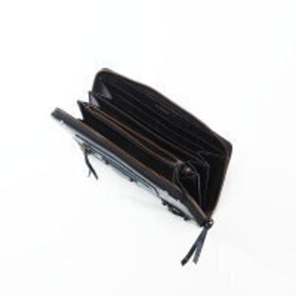 Balenciaga Graffiti Continental Zip Round Long Wallet Black - Picture 11 of 11